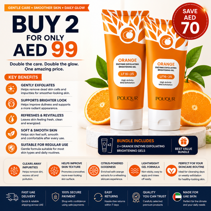 Buy 2 Orange Enzyme Brightening Gels | Bundle Offer UAE
