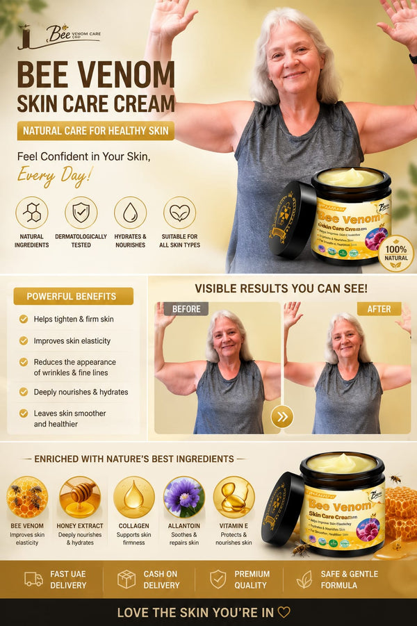Premium Bee Venom Skin Treatment Cream for Acne, Dark Spots & Skin Repair | UAE