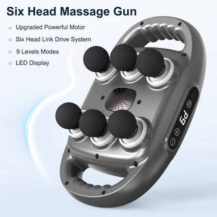 6 Head Deep Tissue Fascia Massager