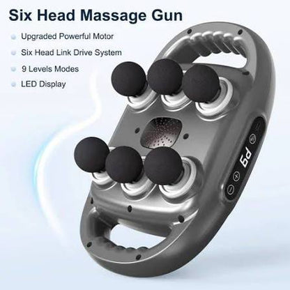 6 Head Deep Tissue Fascia Massager